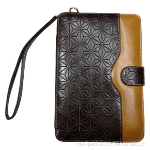 Leather Cover Case for iPad Mini with Safety Strap, Different Colors Available